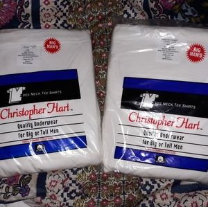 Christopher Hart 6X V neck under T-shirts